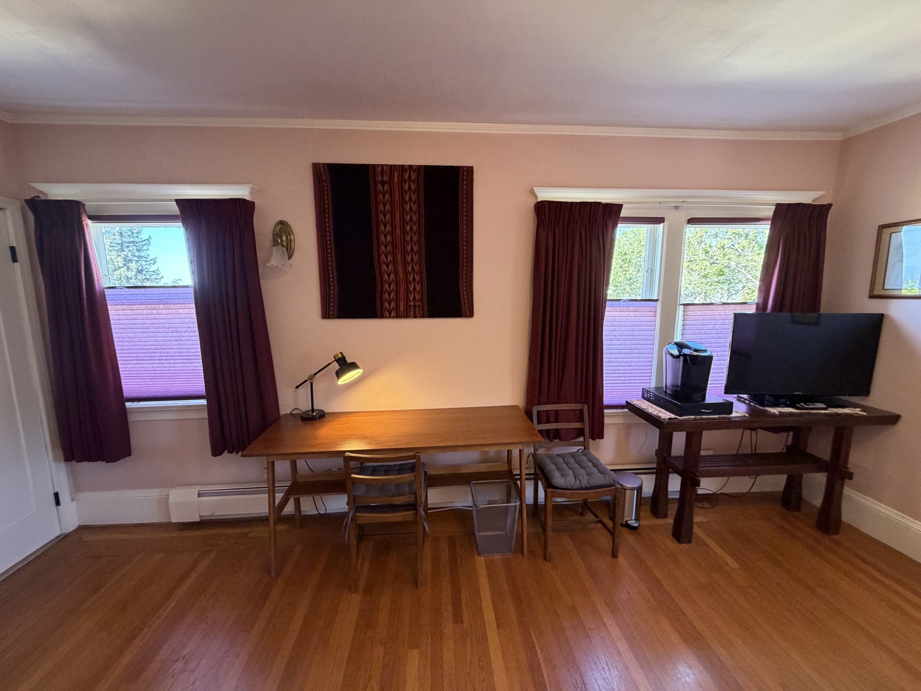 West bedroom desk and workspace