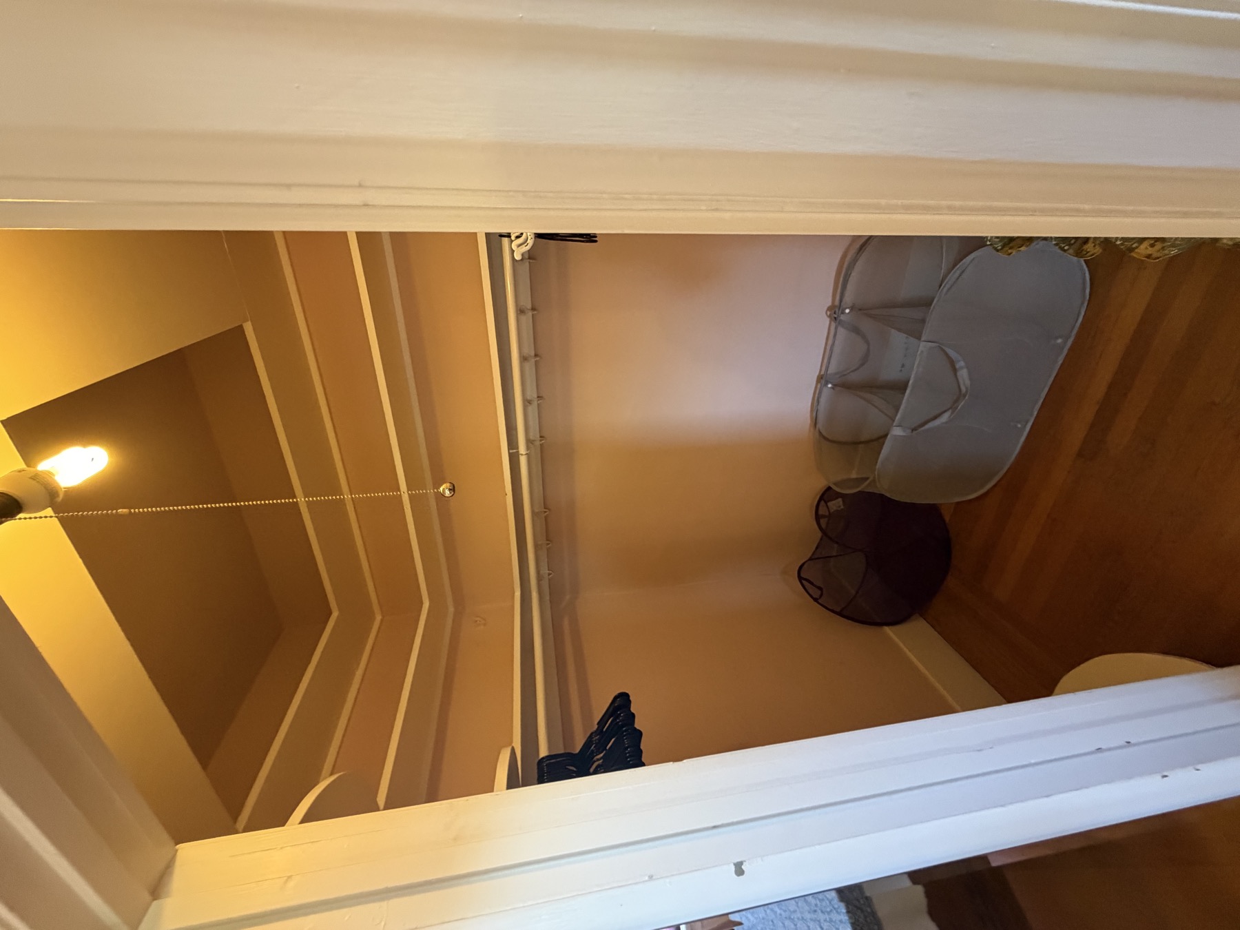 Walk-in closet with storage
